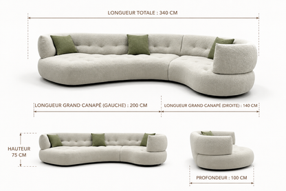 Canapé Collection ARZ LIVING — Luxe Quotidien pour votre Salon